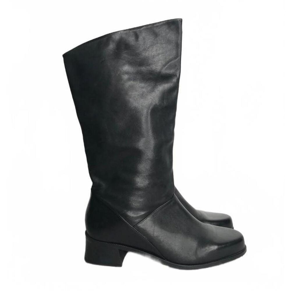 Vintage 1980's Markon Shelly Soft Leather Cuff Boots